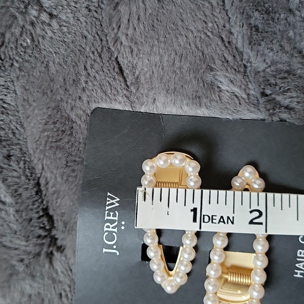 J. Crew Pearl Hair Clips! NWT! - Picture 4 of 7